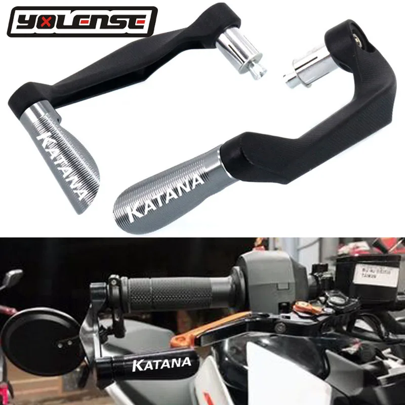 For SUZUKI KATANA 600 GSXF600 GSXF750 GSX600F Motorcycle Accessories Handlebar Grips Guard Brake Clutch Levers Guard Protector