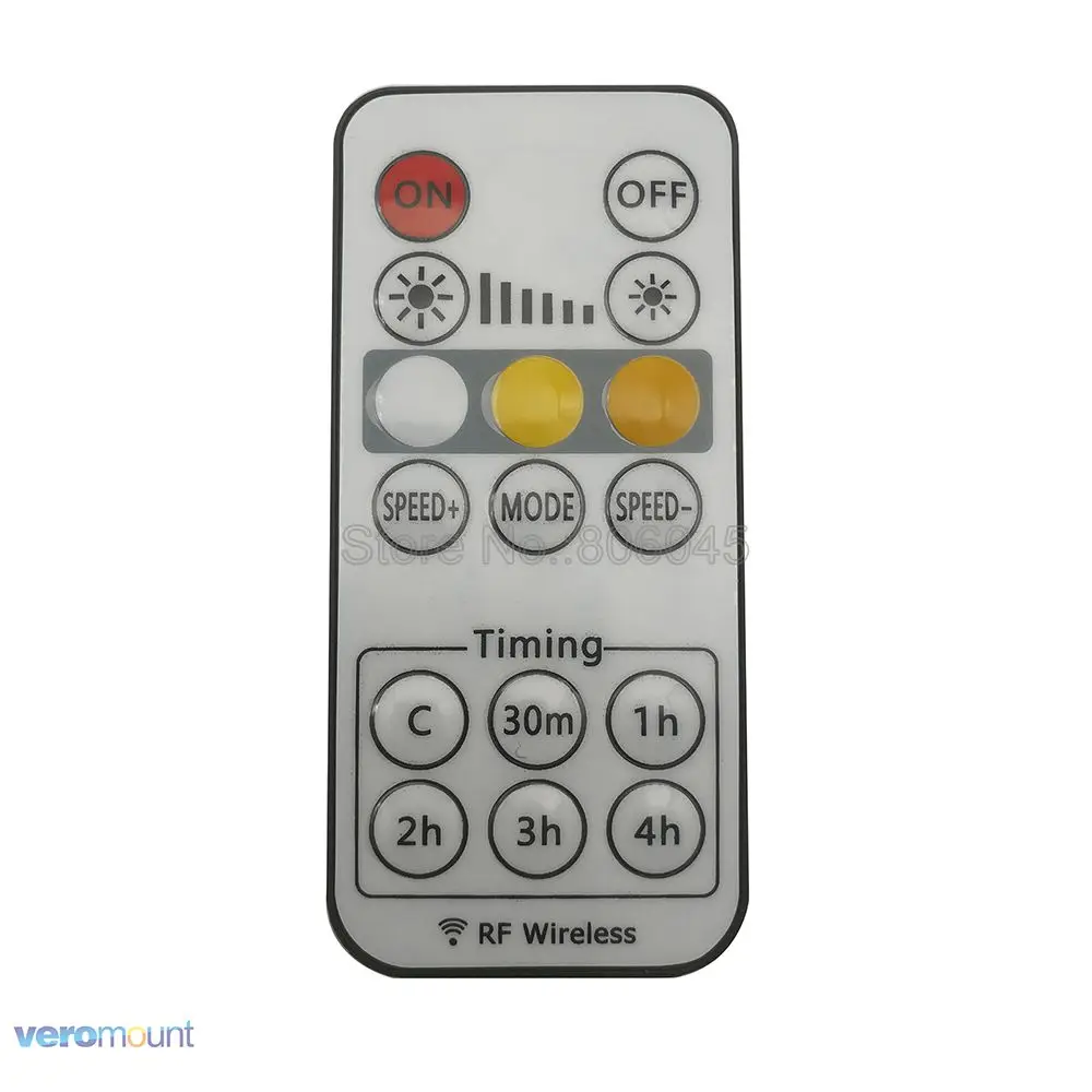 DC5-24V 8A LED CCT Controller 16key RF Wireless Remote mit Timmer Funktion Timing Einstellen Controller für CCT LED Streifen