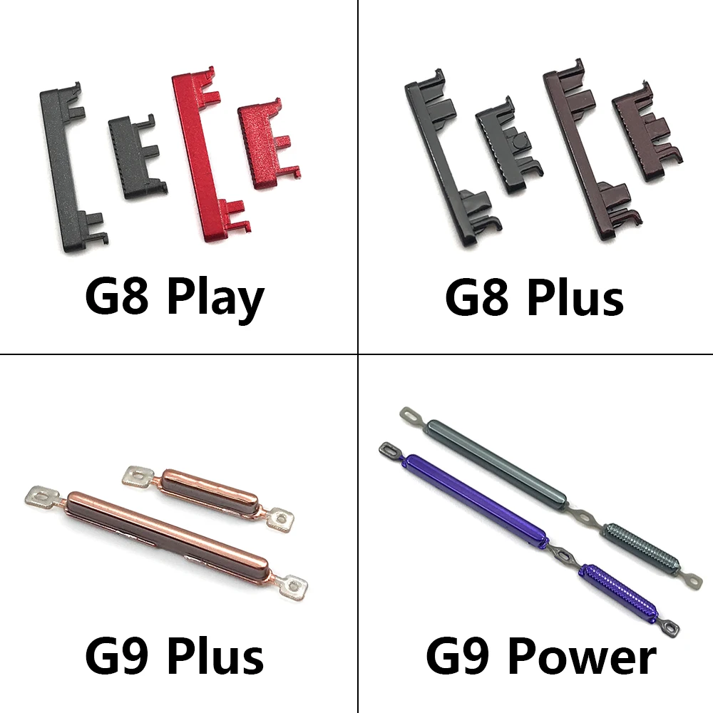 

20Pcs/Lot， Power Volume Side Button Key Replacement For Motorola Moto G9 Power G8 Plus G7 Play G8 Power Lite