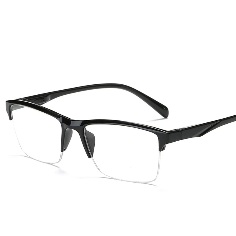 Half Frame Reading Glasses Presbyopic Eyewear Male Female Far Sight Eyeglasses With Diopter +0.75 +1.0 1.25 1.5 1.75 2.0 To +4.0