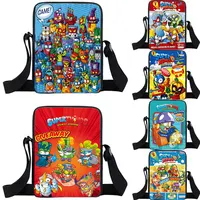 Bolsos de hombro para niños de la serie Super Zings 7, bolso escolar de dibujos animados para niños y niñas, bolso cruzado para niños de Superzings, bolso impermeable para aperitivos