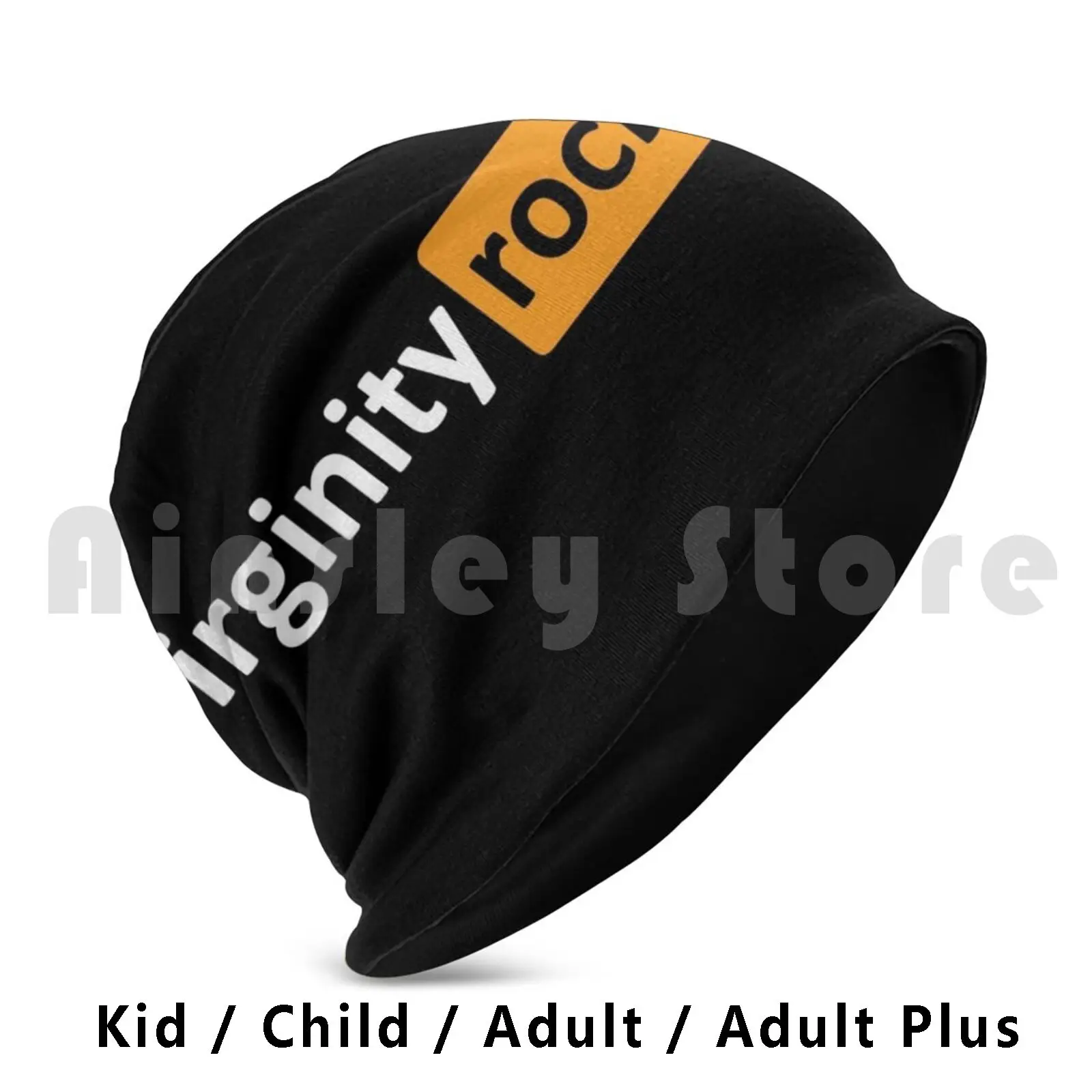 Virginity Rocks Lover Beanies Knit Hat Hip Hop Virginity Rocks Virginity Rocks Virgin Danny Duncan Funny Meme Bar