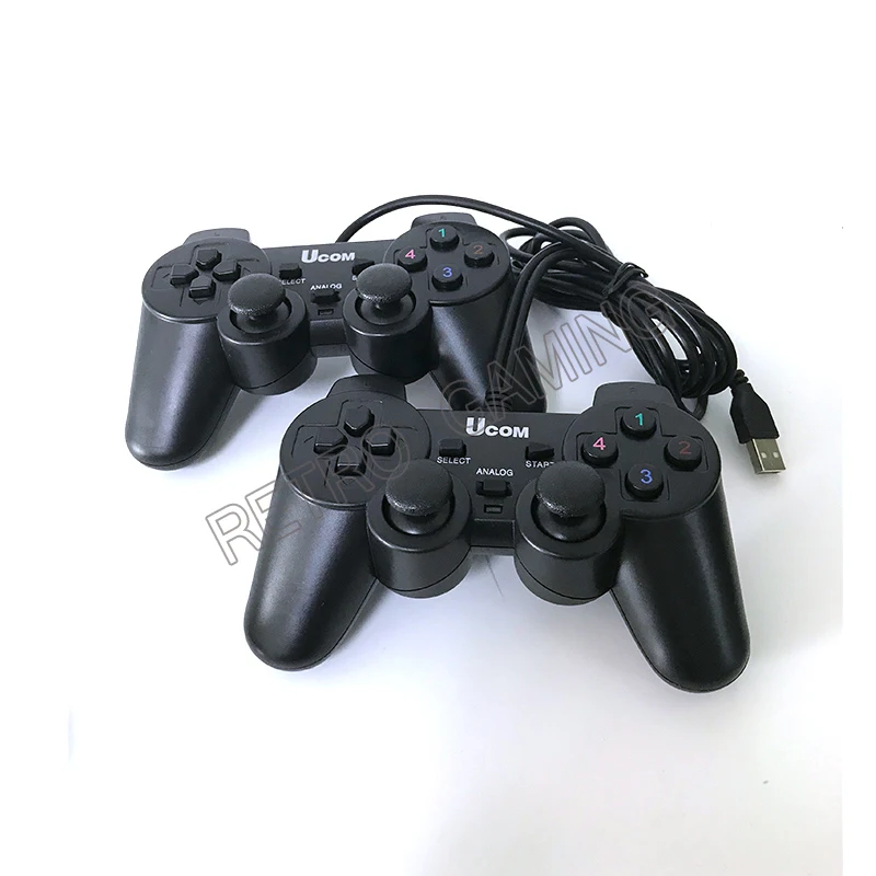 

Wired and wireless game black handle for Sony PS2 controller for console joystick Double vibration vibration game handle