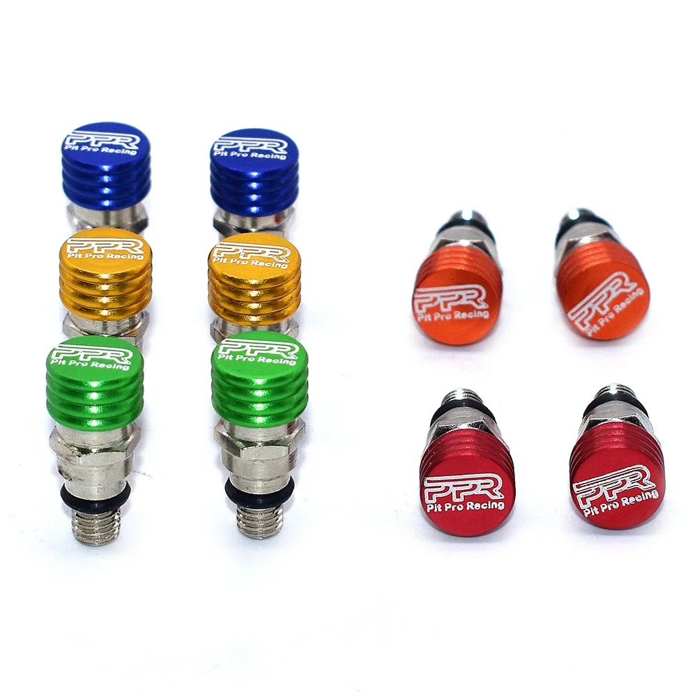 M4/M5 Bleed Waterproof front Fork Bleeder Relief Valve Fork Relief Valve Fit CRF YZF KXF Fork Bleed Valve Stainless steel