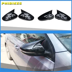 2X Side Wing Mirror Cover Caps For VW JETTA MK6 Volkswagen Passat B7 Scirocco Beetle CC Eos Rearview Mirror Cover Add on