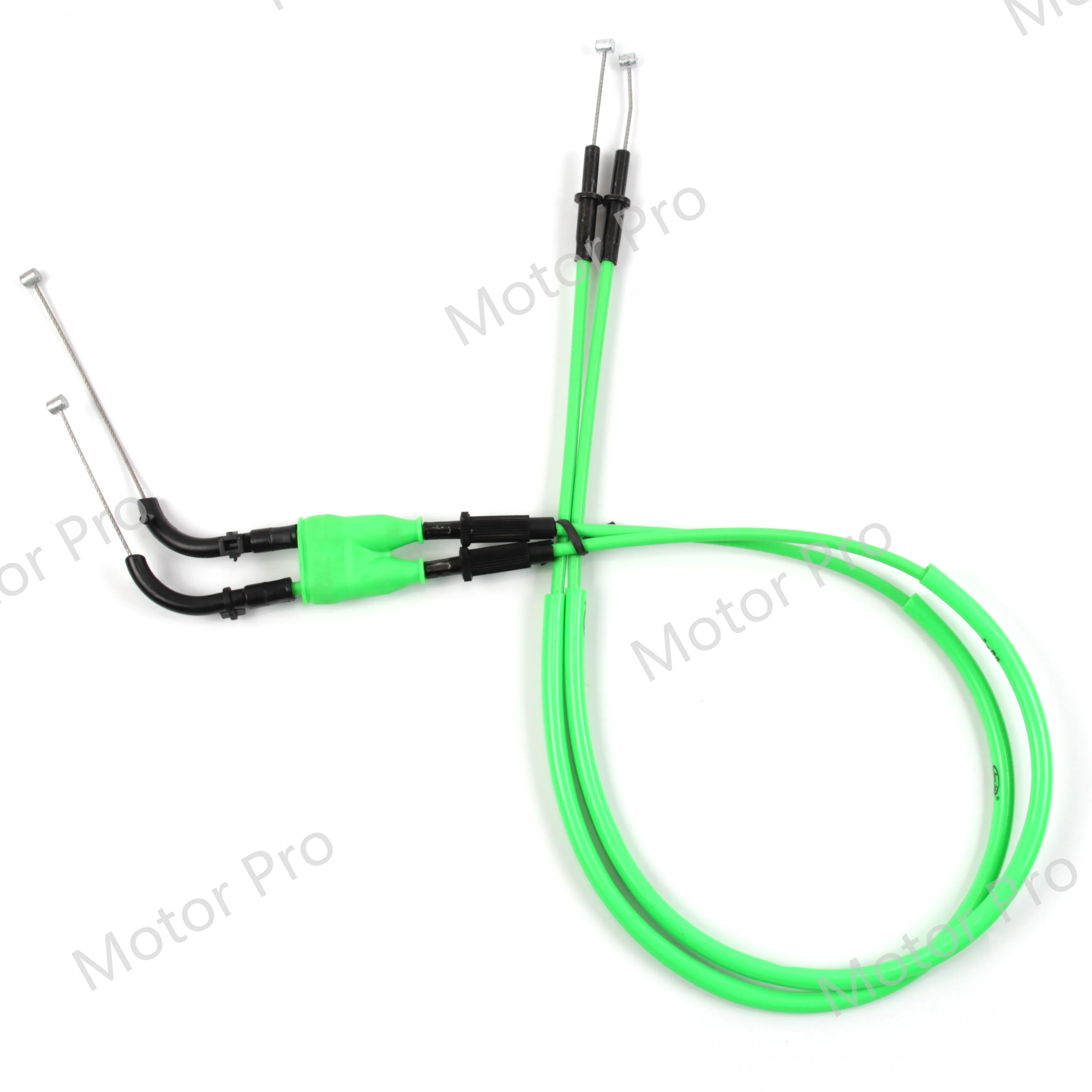 Throttle Cable For Kawasaki Ninja ZX6R 2009 - 2016 Stainless Wire Line Rubber Motorcycle ZX6-R 2010 2011 2012 2013 2014 2015