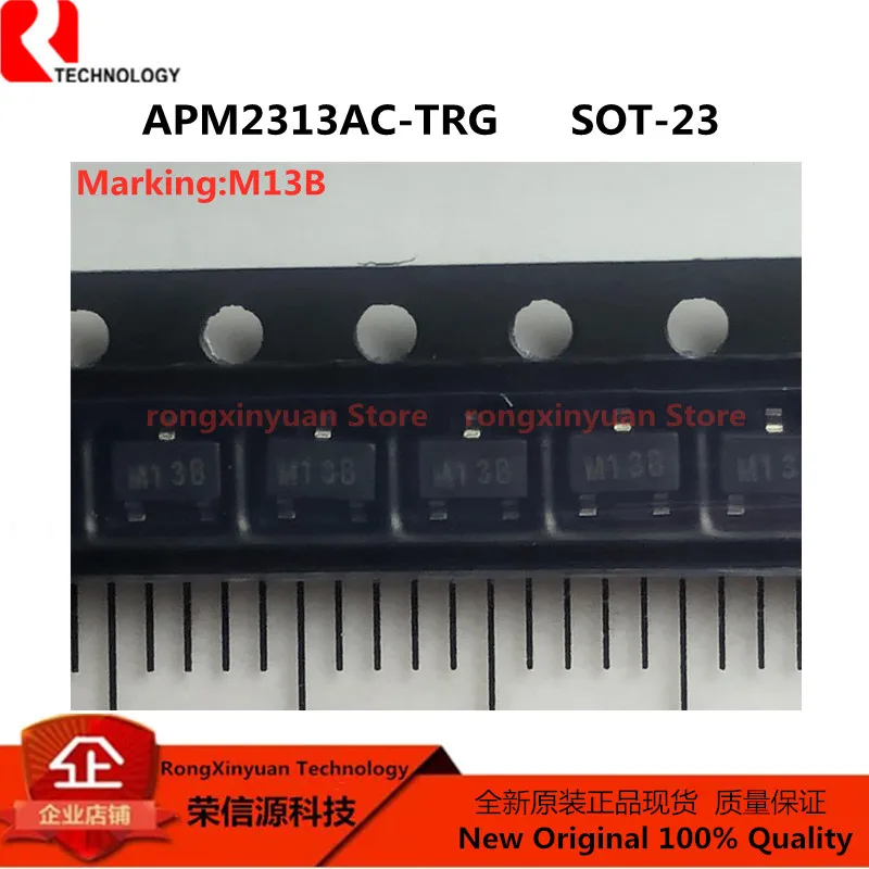 20Pcs APM2313AC-TRG APM2313AC-TRL APM2313AC APM2313 Marking: M13B SOT-23  P-Channel Enhancement Mode MOSFET 100% New Original