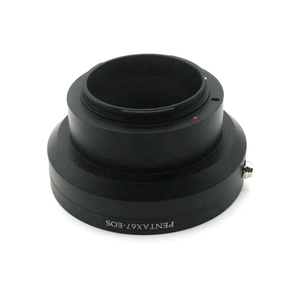 Pentax67-EOS Mount Adapter Ring for Pentax 67 67II 6x7 series PK67 mount Medium Format Lens to Canon EOS EF mount camera body