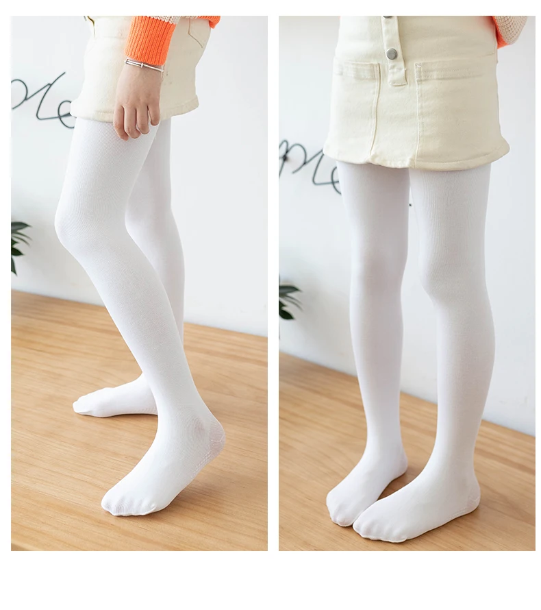 Frühling/Herbst Baby Mädchen Hochdichte Strumpfhose Anti-Pilling Gestreifte Kinder-Strumpfhose Tanz-Wärmestrumpfhose für Kleinkind-Mädchen – Detail 10