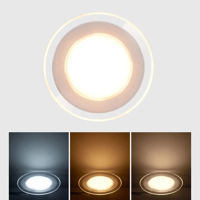 LED typu Downlight 3W 5W 7W 9W internetowa lampa okrągłe wpuszczone celebrytów zimna ciepła naturalna biała żarówka Led sypialnia kuchnia wewnętrzna