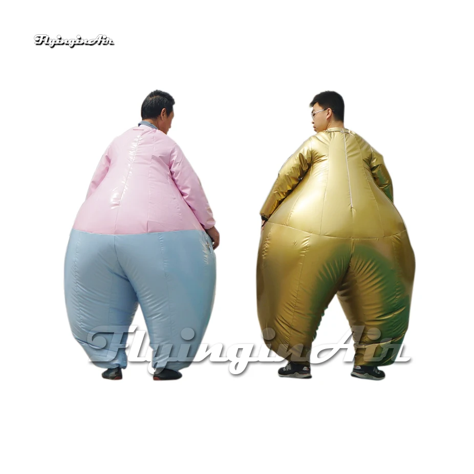 Funny Inflatable Sumo Fat Suit One Size For Adults Customized Blow Up Sumo Wrestler Costumes for Parade Show and Party Event image 3