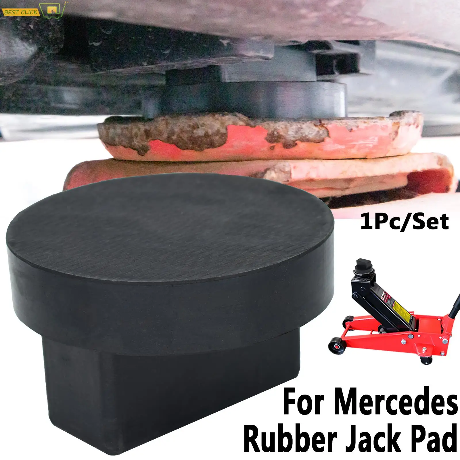 Car Rubber Jack Pad Black Car Vehicle Jacks Jack Pad Frame Protector for Mercedes A B C E Class GLA COUPE GLC GLK GLS GL M R S