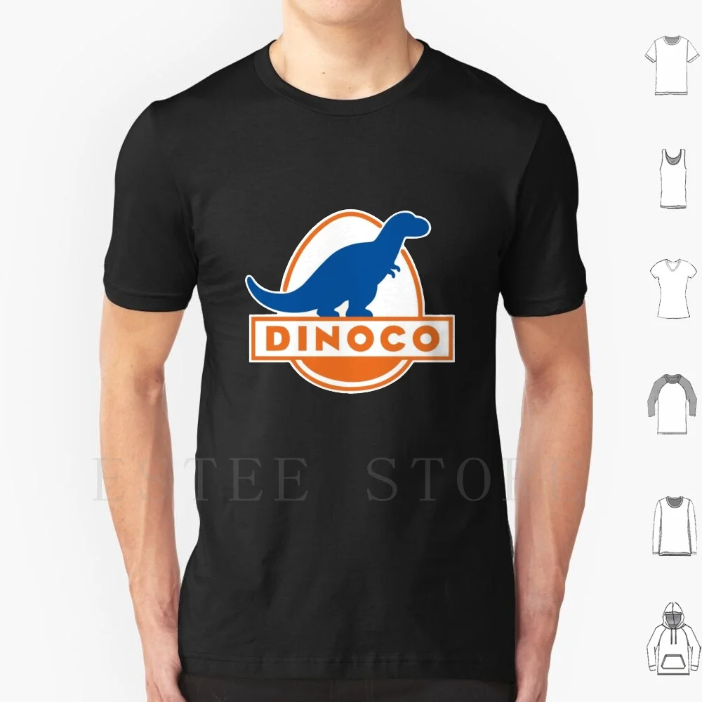 Official Dinoco Logo T Shirt Cotton Men DIY Print Dinoco Woody Cars Movie Cartoon California Fun Funny Buzz Lightyear Sponsor