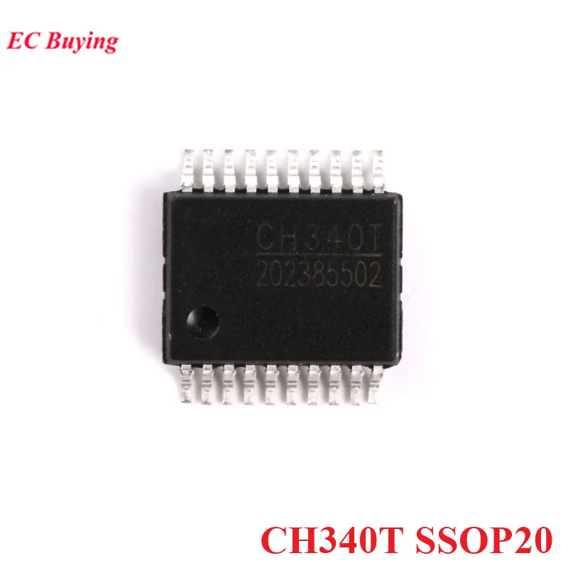 10Pcs/1pc CH340 CH340T CH340G CH340C CH340N CH340B CH340E CH340K CH340S WCH 340EB36 SMD USB to Serial UART Interface Chip IC