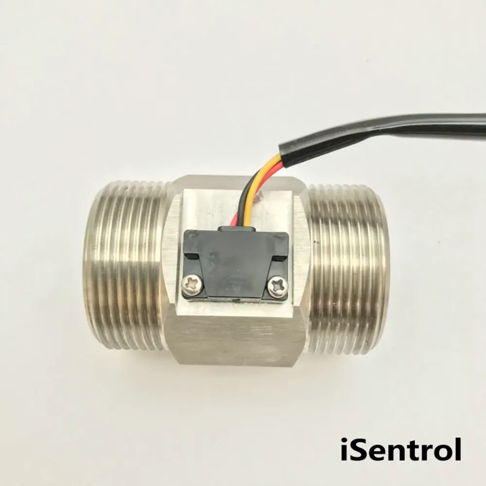 G1-1/2 DN40mm Hall Water Flow Sensor USS-HS121TA 5-200L/Min SUS304 Flowmeter