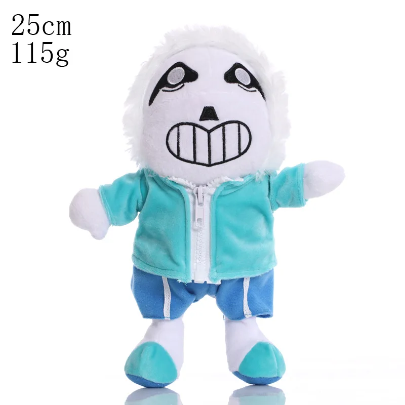 

5pcs/lot 25cm Undertale Plush Toys Dolls Cartoon Undertale Sans Plush Toys Soft Stuffed Toys for Children Christmas Gifts