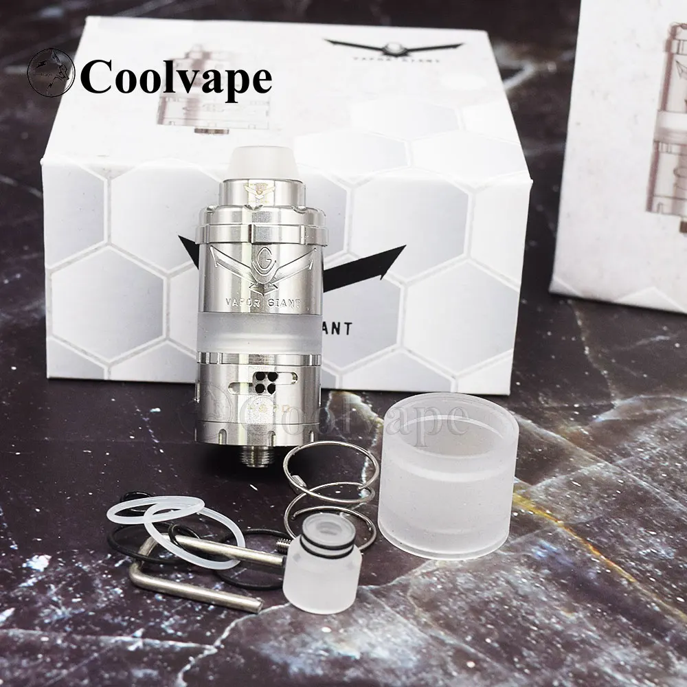 Coolvape بخار عملاق Kronos 2 S هيئة الطرق والمواصلات 23 مللي متر 4 مللي قدرة 316ss قابلة لإعادة البناء قابل للتعديل تدفق الهواء MTL أو DL أعلى ملء المرذاذ هيئة الطرق والمواصلات
