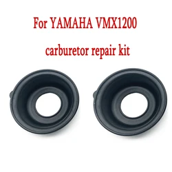 Diafragma de vacío de carburador, para motocicletas Virago Yamaha XV400 535 XV535 SR 250 Vmax1200 XJR1200 Mikuni, 2 uds.