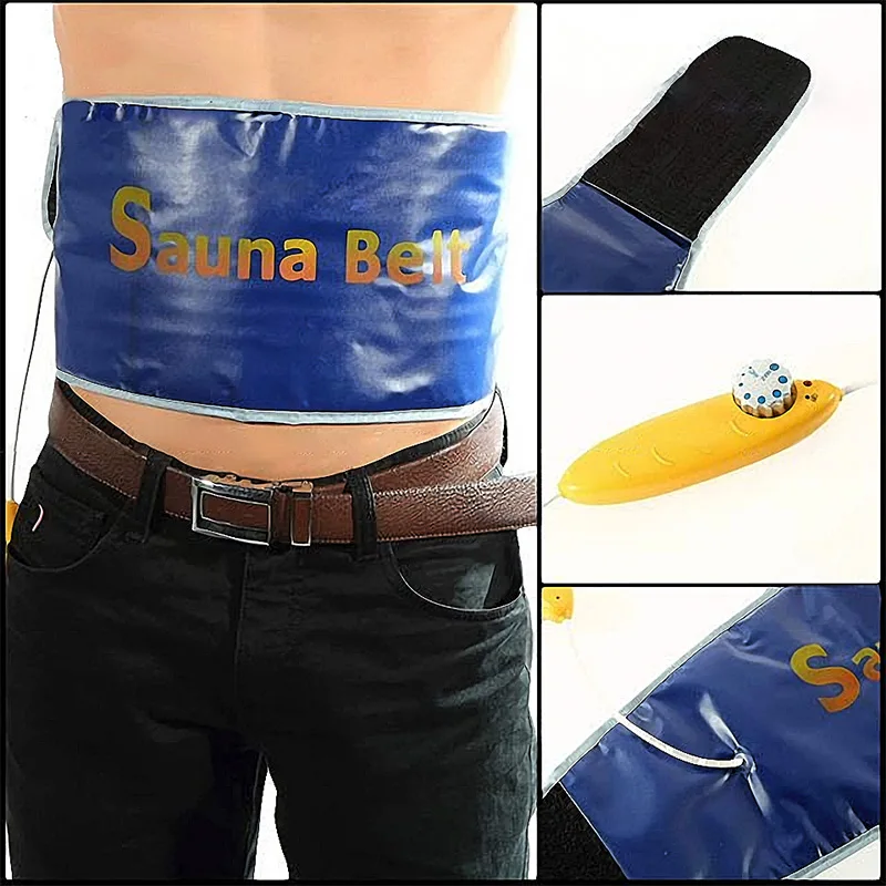 Sauna Heating Vibrating Belt Slimming Massager Belts Massage Flex Shape Slender Fat Burning Waist Belt Weight Loss Keep Fit