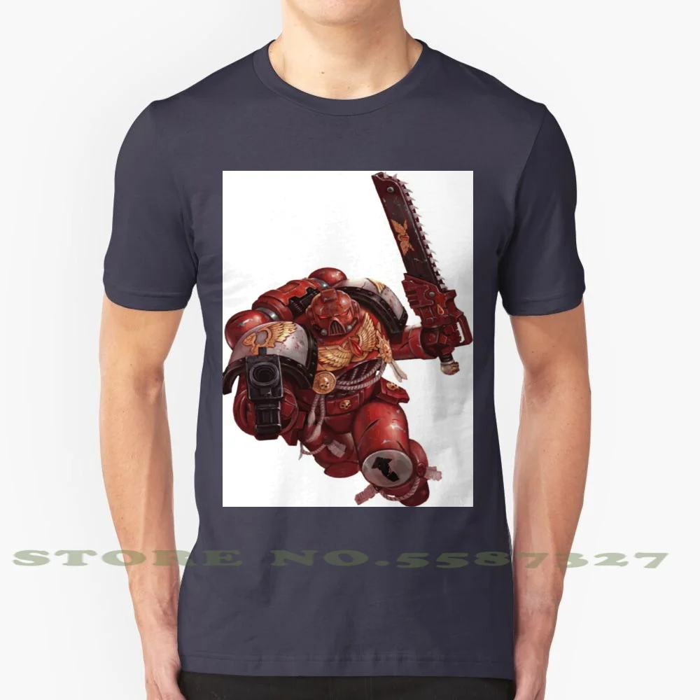 Blood Angel Assault Marine 100% Pure Cotton T-Shirt Blood Angels 000 Warrior Adeptus Astartes