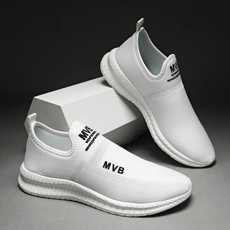 Men Fashion Sneakers Mesh Casual Shoes Lac-up Mens Shoes Lightweight Vulcanize Shoes Walking Sneakers Zapatillas Hombre