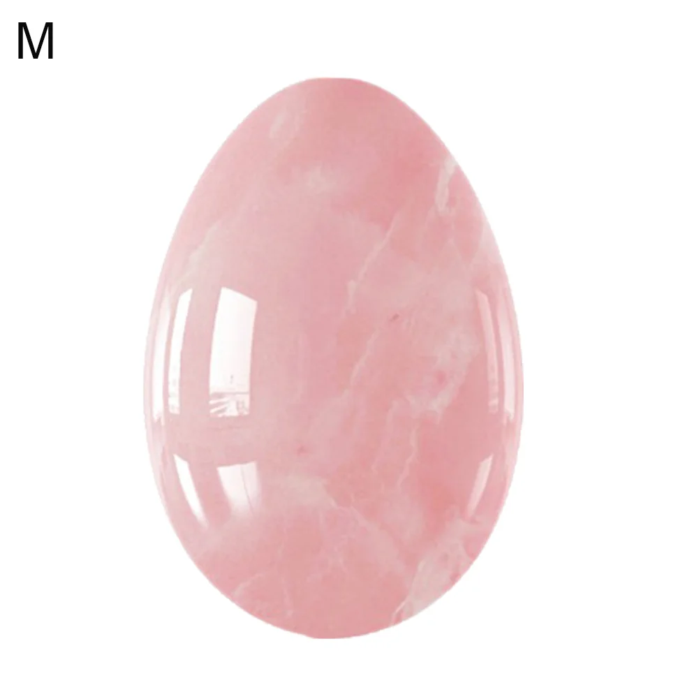 Oval Shape Drilled Postpartum Vaginal Tightening Yoni Egg Kegel Massage Stone Smooth Surface Yoni Egg sex toys for women