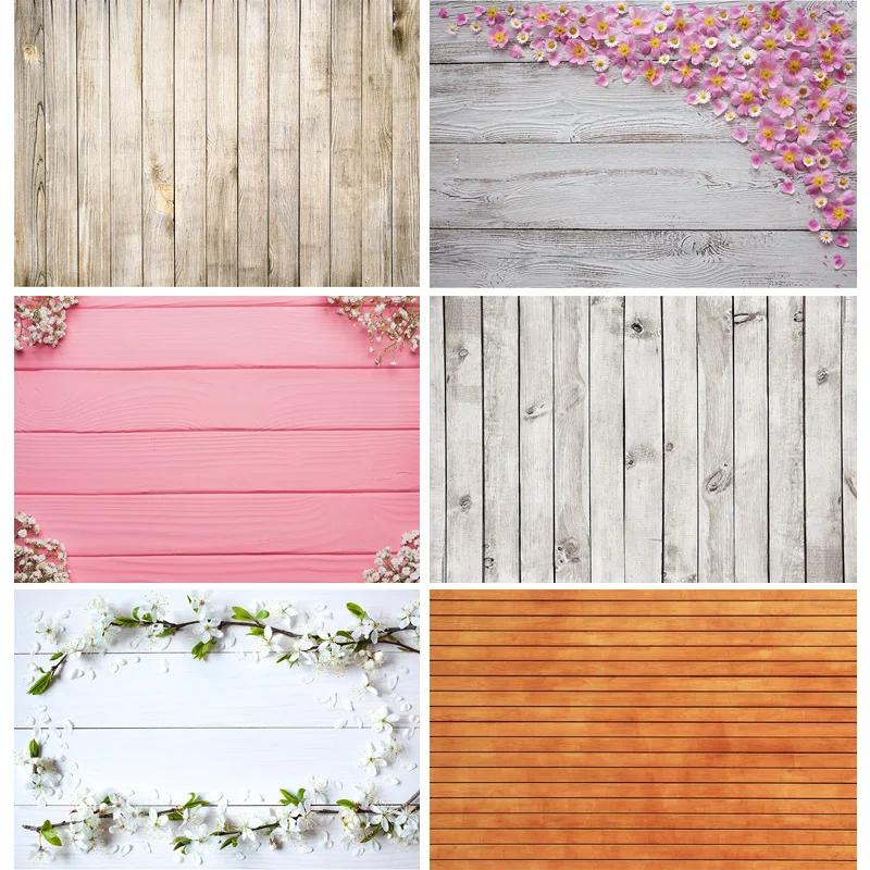 ZHISUXI Vinyl Custom Photography Backdrops Wooden Planks Theme Photography Background 210203FB-03