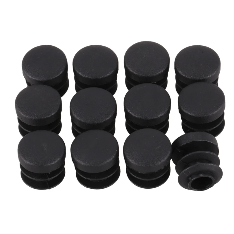 

Retail Chair Table Legs Plug 14mm Diameter Round Plastic Cover Thread Inserted Tube 12 PCS