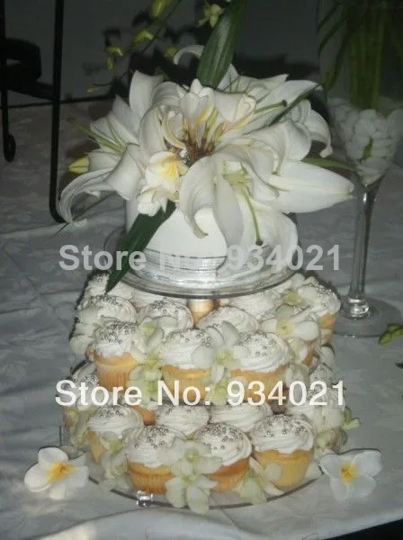 

3 Tier Wedding Favors And Gifts Round Cupcake Stand Or Wedding Favors And Gifts Cupcake Display Wedding Decoration