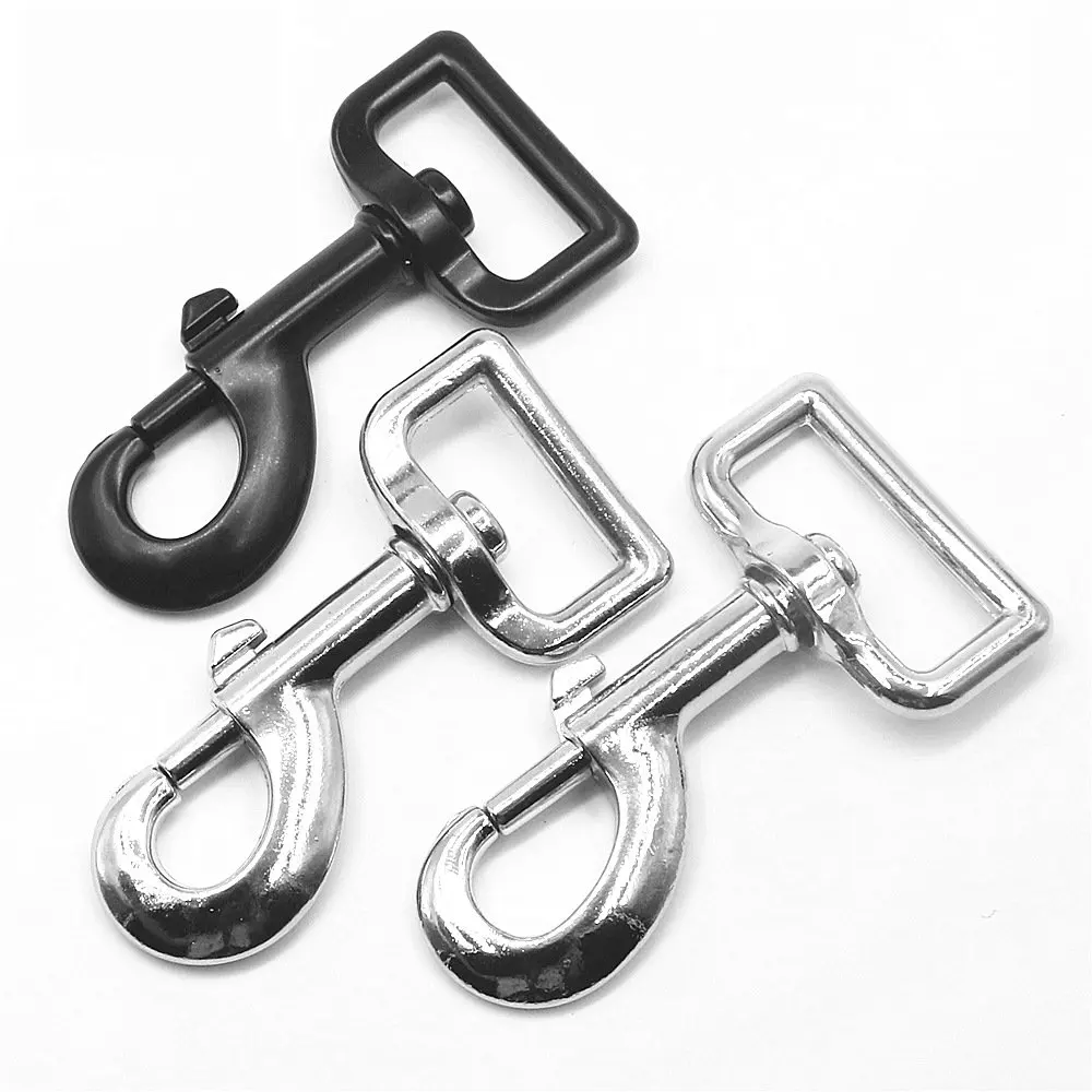 20PCS/LOT Zinc Alloy Steel Swivel Eye Bolt Trigger Snap Hook with Square Base