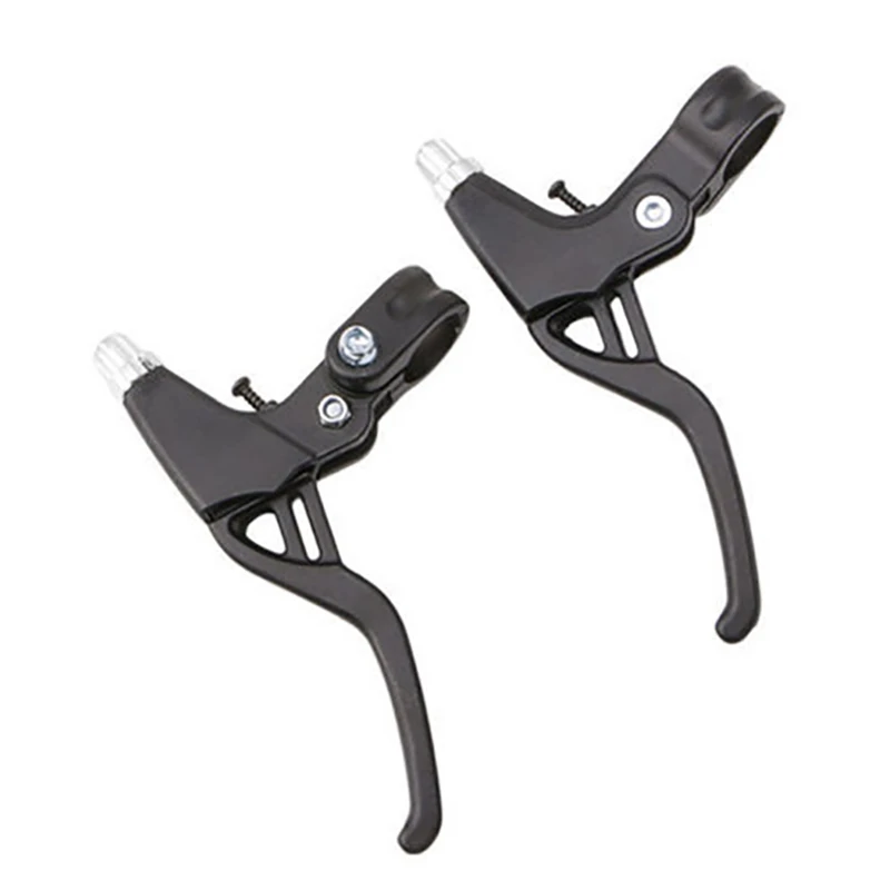 Free Shipping Bicycle BMX Brake Handle 2-finger Bike Bicycle Lightweight Aluminum MTB Mountain Bike Cycling Brake Levers 3Colour