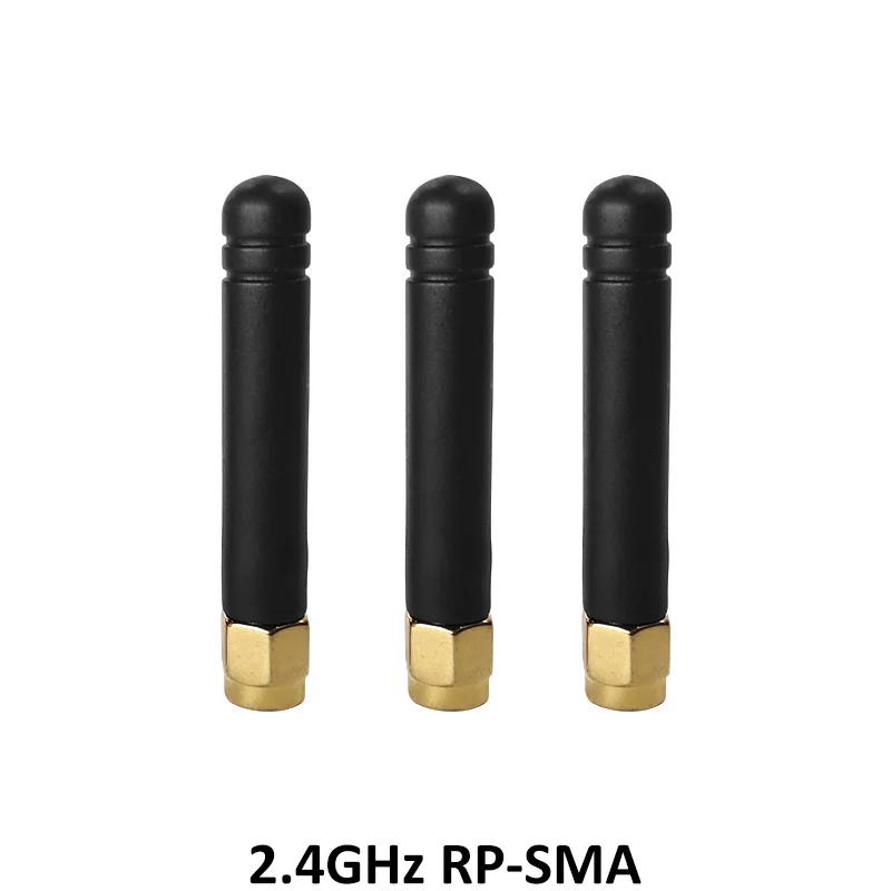 GRANDWISDOM 10pcs 2.4G antenna 2dbi sma female wlan wifi 2.4ghz antene pbx iot module router tp link signal receiver antena