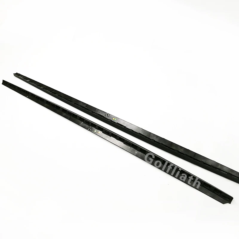 OEM GT I STYLE matte black ABS racing car bodykit side skirts for Volkswagen POLO & 1GTI & R 2011-2018