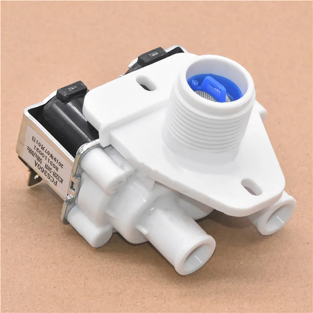 البلاستيك الملف اللولبي صمام المغناطيسي غسالة مزدوجة رئيس غسالة صمام مدخل المياه تحكم الضغط التبديل