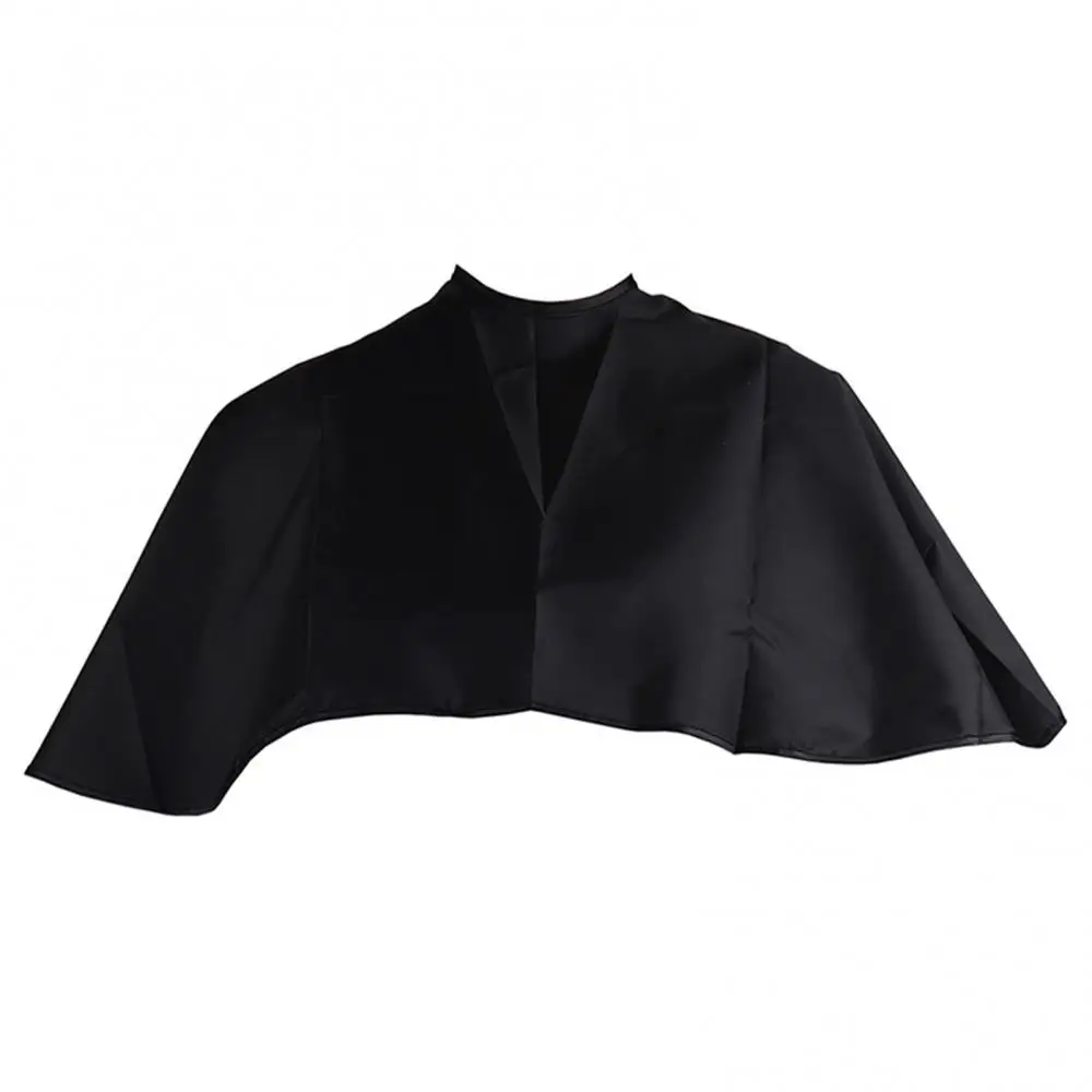 Waterproof Hair Coloring Cape Black Shawl Dyeing Perming Barbershop Hairdressing Apron Cutting Gown Hair Cloth Wrap