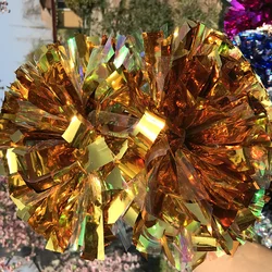 Cheerleader Practice Pom Pom, Handmade Baton Cosplay Poms, 6 