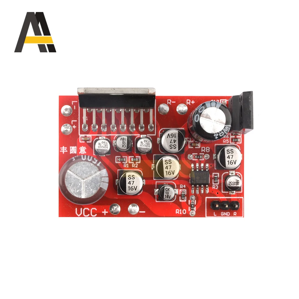 DC CD7379 38W+38W Stereo Amplifier Board DC 12V w/AD828 Preamp Super Than NE5532 Amplifiers Boards Integrated Circuits