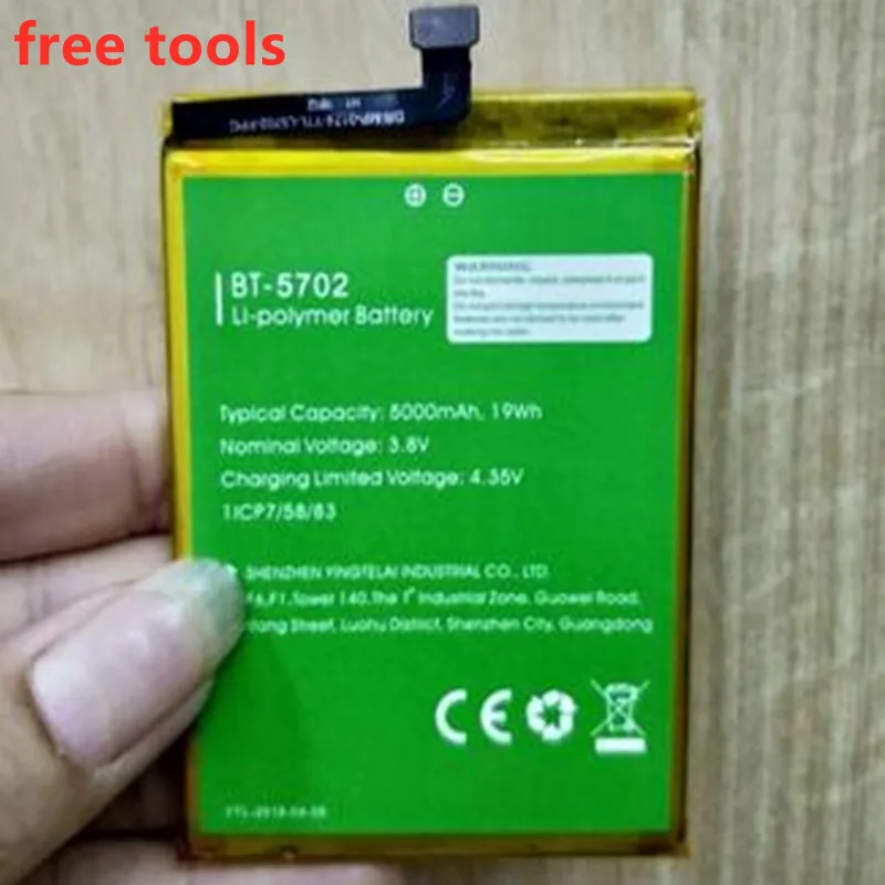 

NEW 5000mah battery for LEAGOO Leagoo xrover BT-5702 Mobile Phone 3.8v+free tools