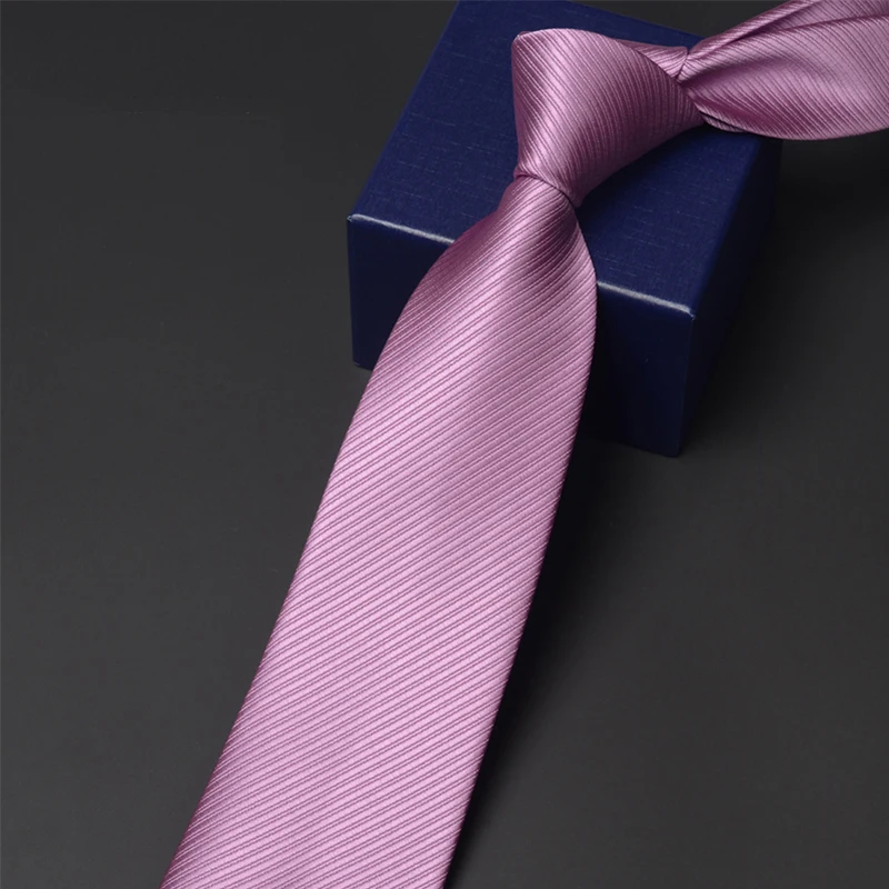 

Men's Fashion Casual Tie High Quality 6cm 8cm Ties for Men Business Work Neckties Groom Wedding Party Neck Tie Classical Striped