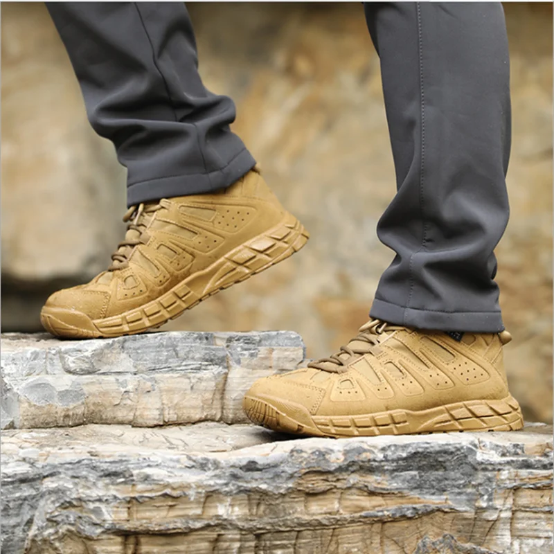 Männer Frühling Herbst Taktische Militärische Tragen-beständig Wanderschuhe männer Low-top Stiefel Outdoor Training Klettern Sport Turnschuhe