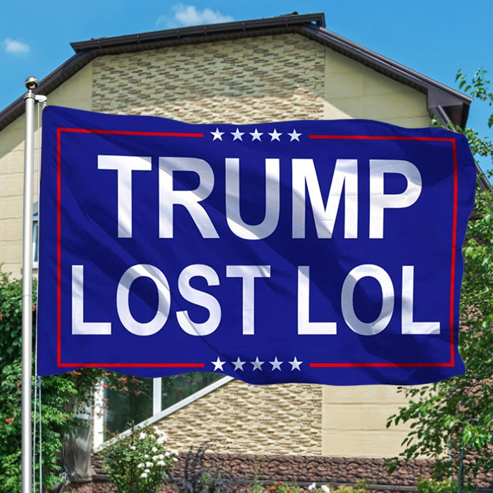 3x5ft Trump Lost Flag Anti Trump Garden Flag With Metal Grommets US Presidential Election Biden Supporters Flag Dropshipping