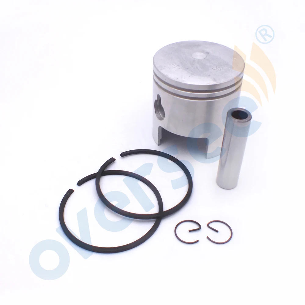 350-00004 Piston and Rings 350-00014 Kit Replaces For TOHATSU Outboard Motor 18HP MB18 M18