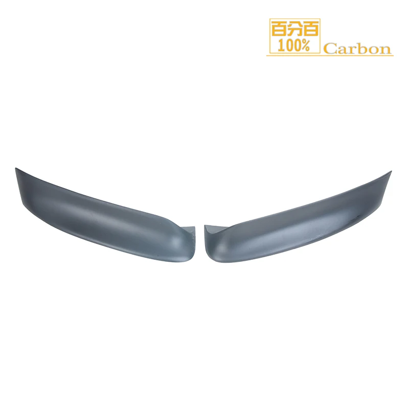 Fiberglass FRP Matt Black Front Flaps For E46 M3 Car Bumper Spoiler Splitters CSL Style