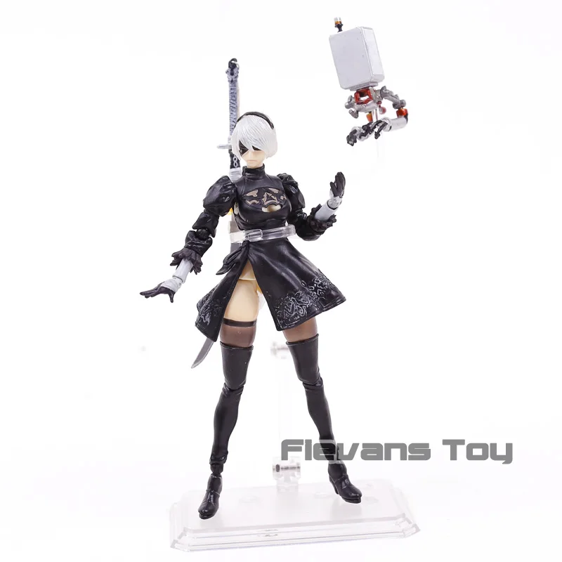 NieR Automata YoRHa No.2 Type B 2B & Machine Lifeform / kaine PVC Action Figure Collection Model Toy