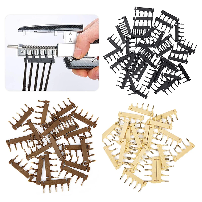 6D-2 Hair Extensions Machine Tools C-shaped Buckle for 2nd Generation 6D Hair Extensions Machine Human Hair No-Trace