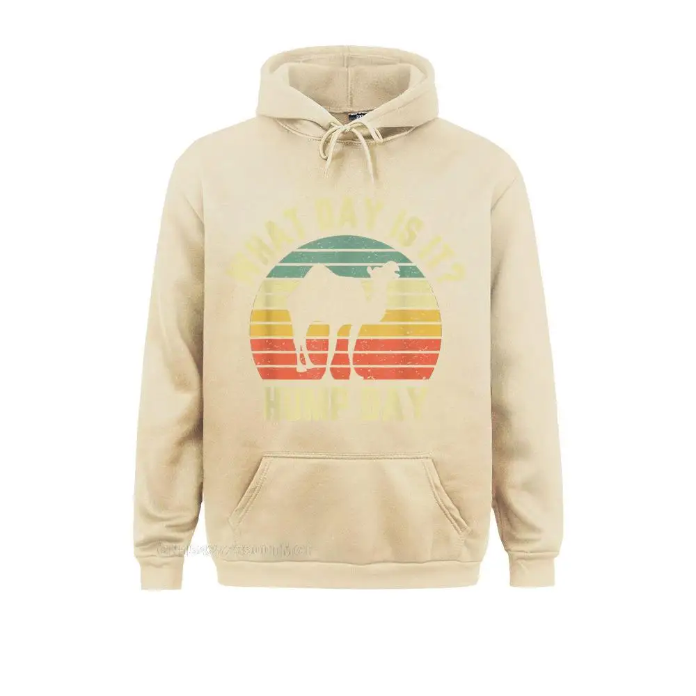 Sudadera con capucha de manga larga para hombre, ropa para parte superior masculina, con frase What Day Is It Camel, estilo Retro, divertida, ideal para el verano, descuento