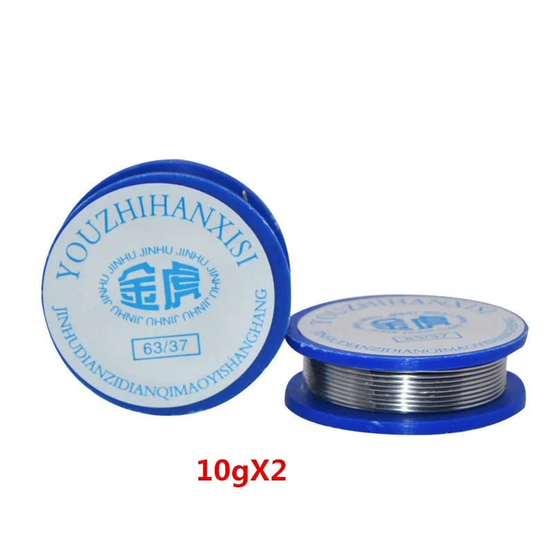 NEW 50g/100g 0.6/0.8/1/1.2 63/37 FLUX 2.0% 45FT Tin Lead Tin Wire Melt Rosin Core Solder Soldering Wire Roll No-clean