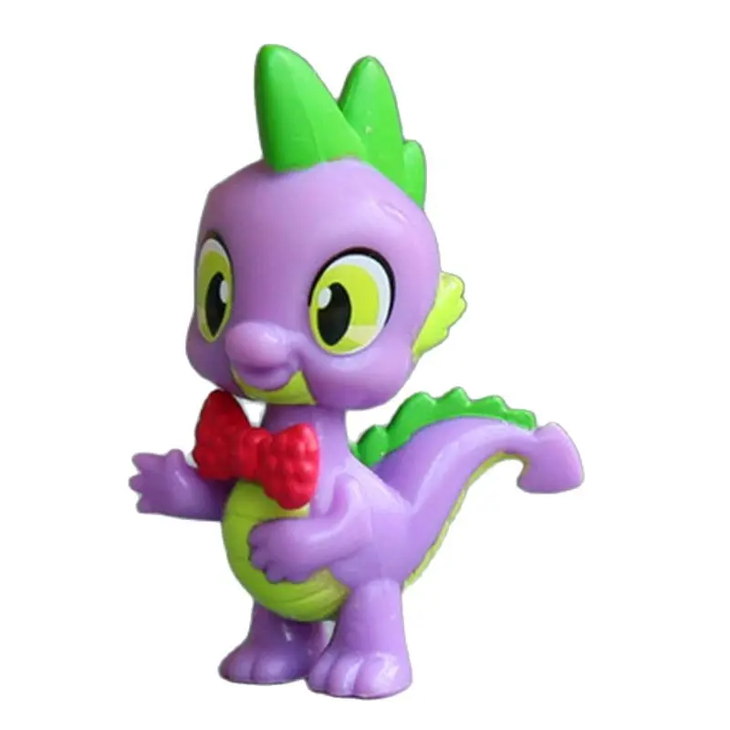 スパイクホースアクションフィギュア,小さな子供のためのPVCモデルのおもちゃ,小さな人形,6cm