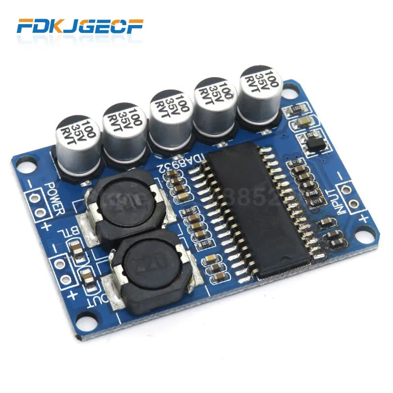 Digital power amplifier board module 35w mono amplifier module High-power TDA8932 low power consumption