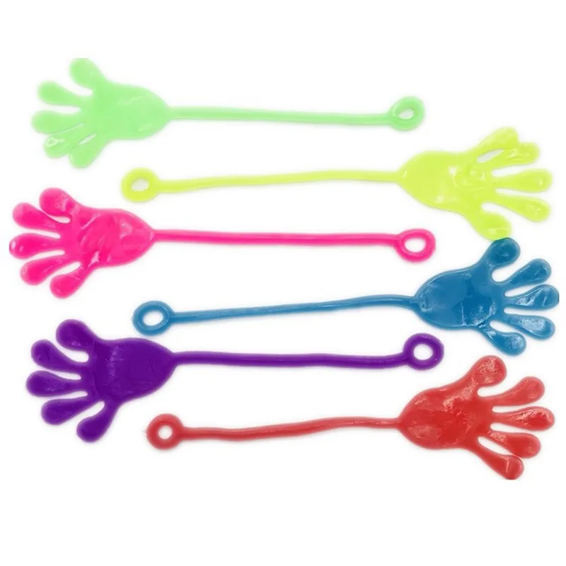 

30pcs Sticky Hands Slap Party Favors Supplies Vinyl Squishy Toy Play Pinata Fillers Birthday Gift Treat Bag Wedding Favors